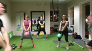 Image of group workout at Paravie Fitness.